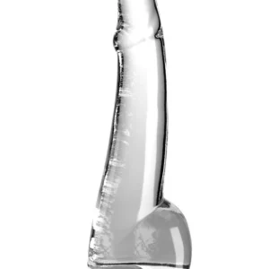 King Cock Clear 10" Cock with  Balls